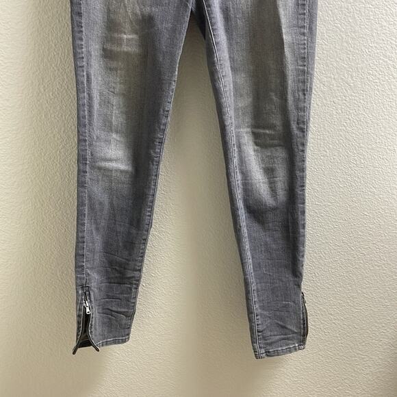 PAIGE Verdugo Ankle Side Zip Super Skinny Jeans Gray size 28 - Picture 3 of 14